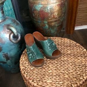 Teal Blue Sandals